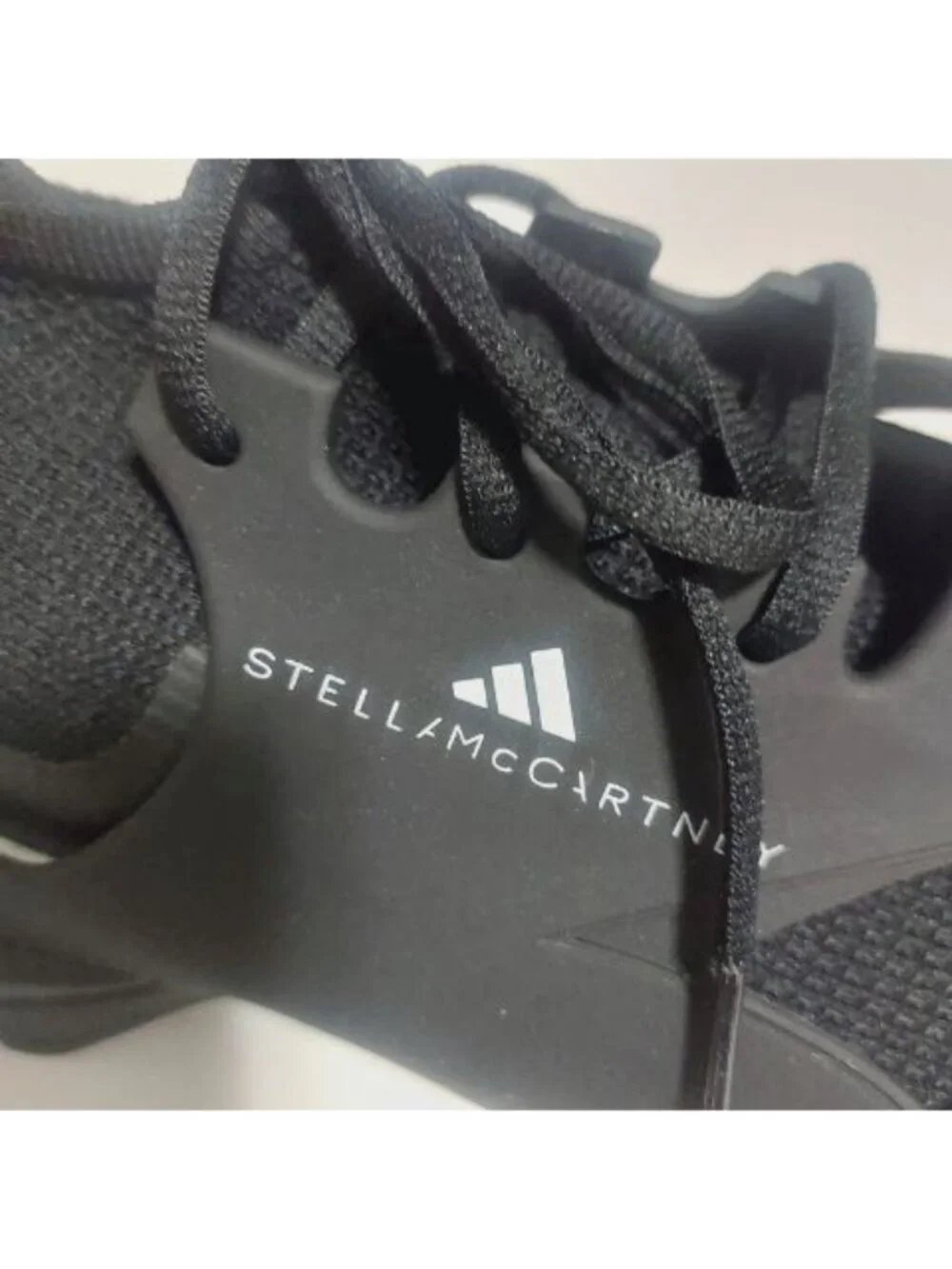 adidas aSMC Sportswear Run Mens 11 Womens 12 Black Sneakers by Stella McCartney